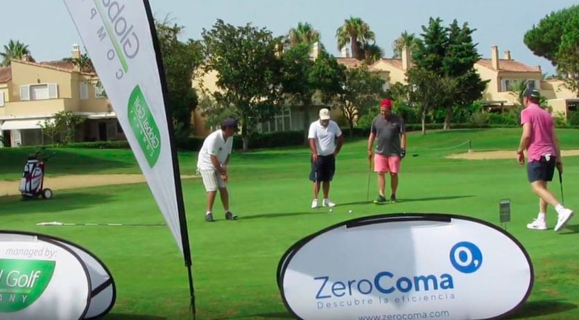 ZeroComa recorre los principales campos de golf de España como patrocinador del Circuito Corporate Golf 2018