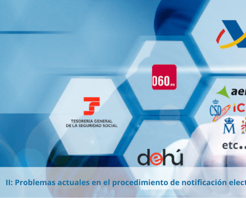 Problemas procedimiento notificaion electronica de las AAPP